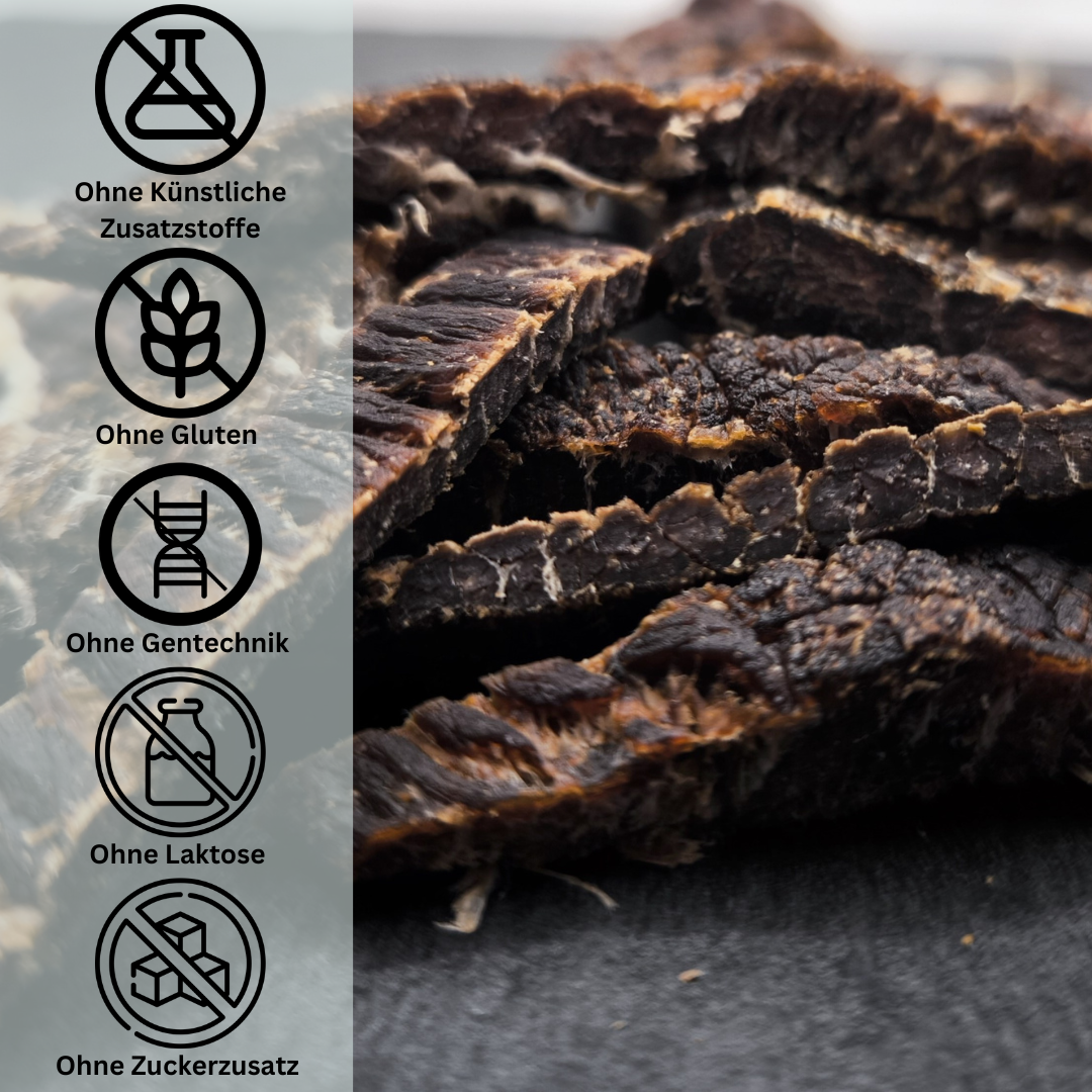 Beef Jerky Sticks - Knoblauch