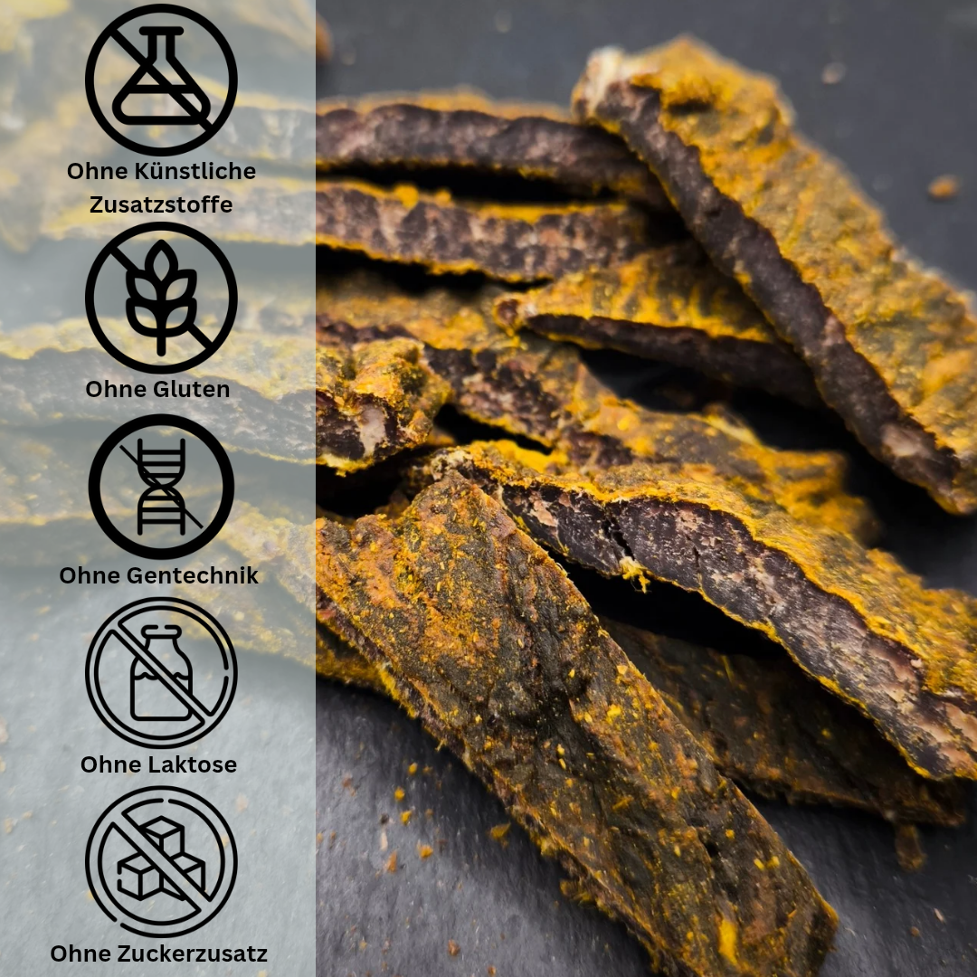 Beef Jerky Sticks - Curry