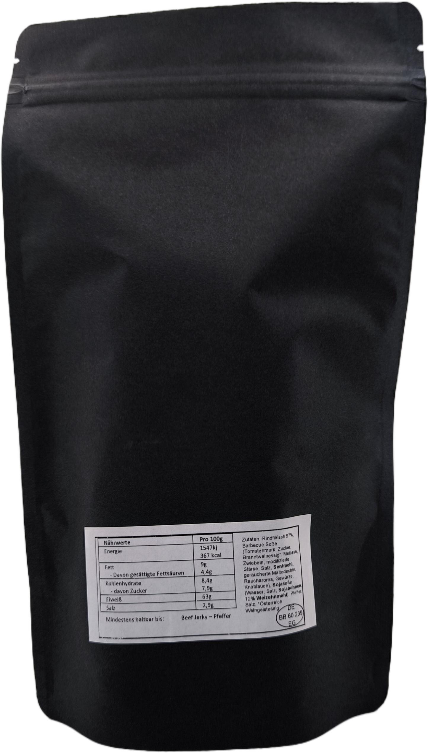 Halal Beef Jerky - Pfeffer