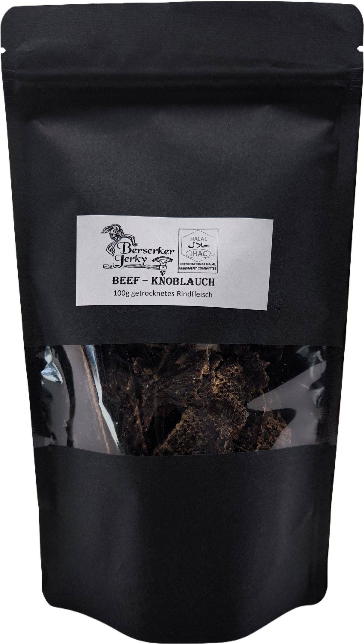 Halal Beef Jerky - Knoblauch