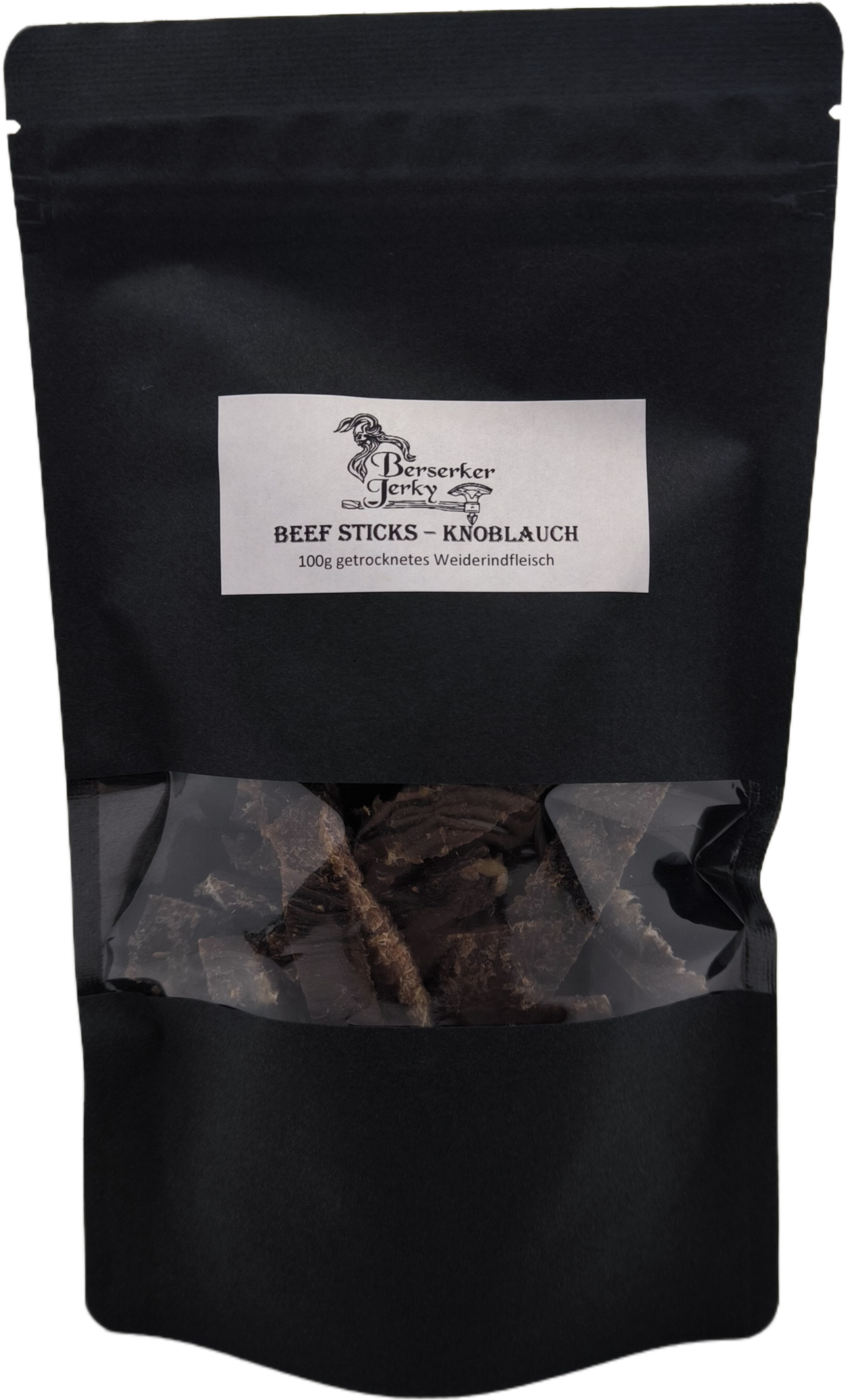 Beef Jerky Sticks - Knoblauch