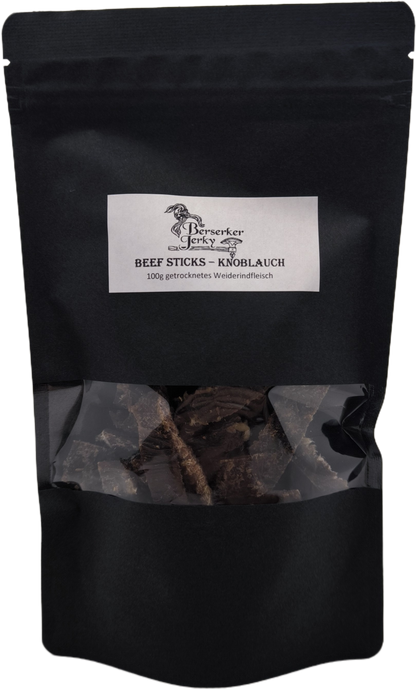 Beef Jerky Sticks - Knoblauch