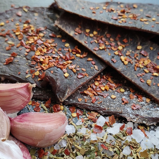 Beef Jerky - Knoblauch & Chili
