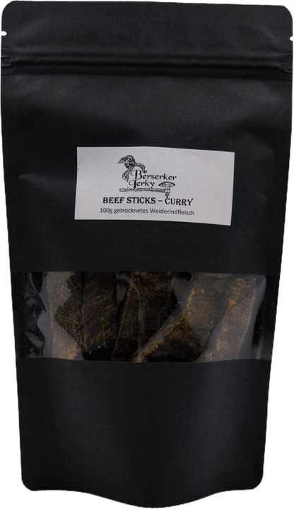 Beef Jerky Sticks - Curry
